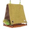 Bird Hammock and Hut, Rattan-Look, Scratch-Resistant view 1