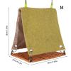 Bird Hammock and Hut, Rattan-Look, Scratch-Resistant view 2
