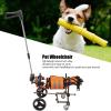 Adjustable 4-Wheel Dog Wheelchair for Front and Rear Leg Support view 3