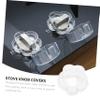 4-Pack Plastic Childproof Gas Stove Knob Covers view 4
