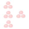 Supvox 4 Sets Bow Powder Puff Tool, Fluffy Pink Plush Powder Puffs with Bow Knot, 3 Pieces per Set view 1