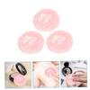 Supvox 4 Sets Bow Powder Puff Tool, Fluffy Pink Plush Powder Puffs with Bow Knot, 3 Pieces per Set view 2