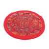Handmade Red Cotton Buddhist Singing Bowl Cushion view 1