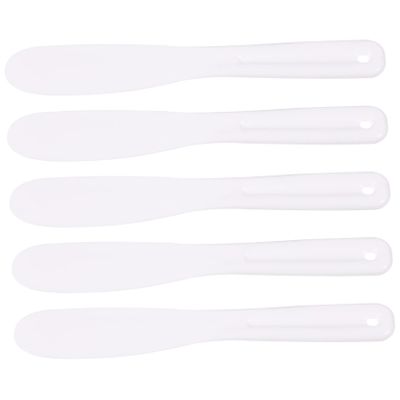 5-Piece Silicone Cosmetic Spatulas for Lotion and Moisturizer