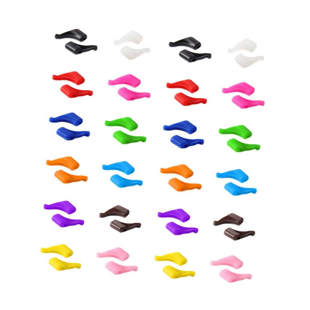 Silicone Anti-Slip Eyeglass Ear Pads, Size L