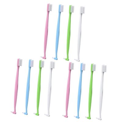 WRITWAA 3 Sets Double-Headed Tapered Interdental Toothbrushes, 4-Piece Sets