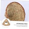 ibasenice Handmade Straw Birdhouse Bird Nest for Placement, Natural Material for Pets and Garden Decoration view 2