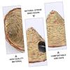 ibasenice Handmade Straw Birdhouse Bird Nest for Placement, Natural Material for Pets and Garden Decoration view 3