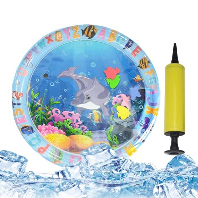 Inflatable Thick PVC Cat Water Mat with Pump