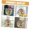 Round Acrylic Sun Catcher Pendant with Artistic Design view 3