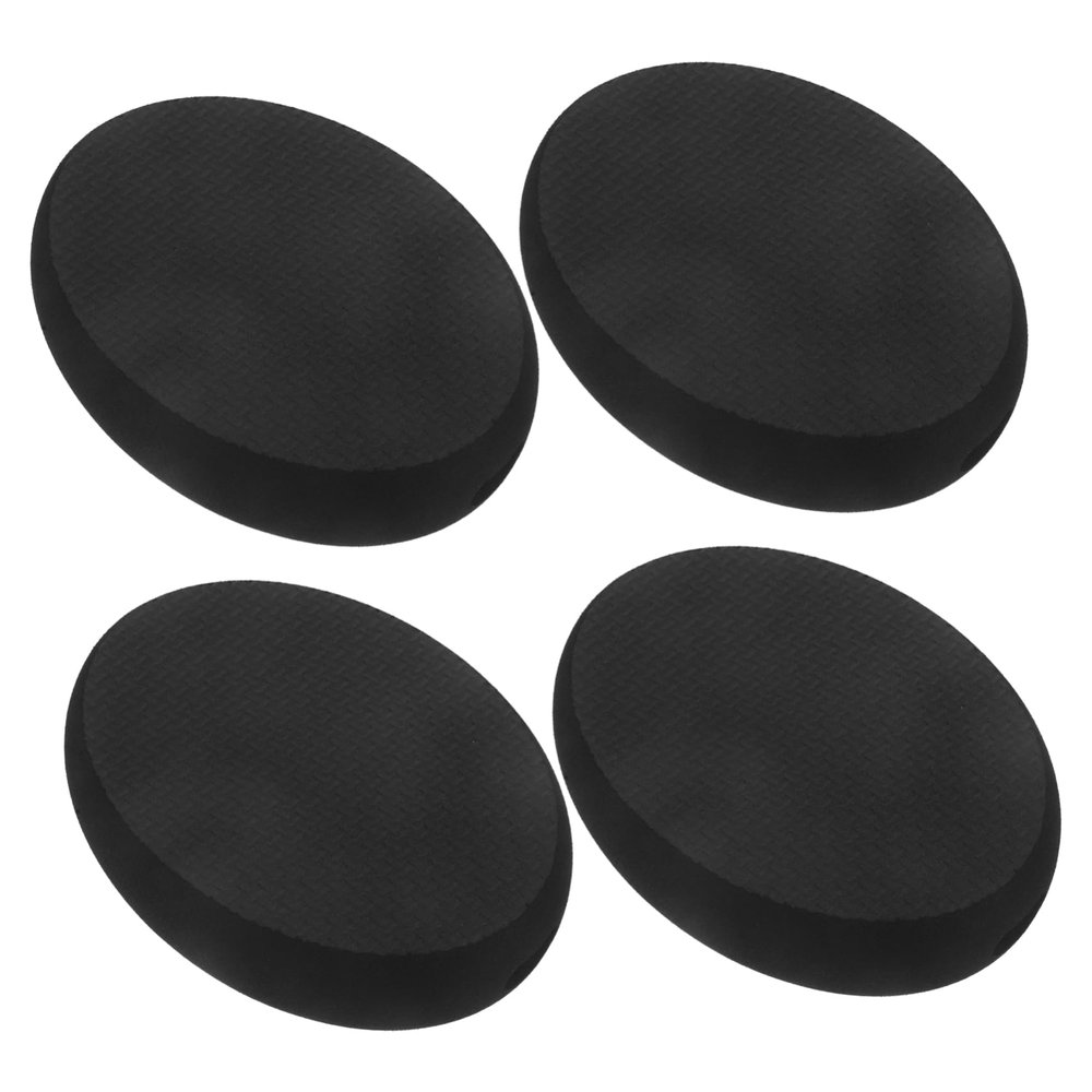 NIYANGLE 4-Piece Black EVA Back Lotion Applicator Replacement Pads