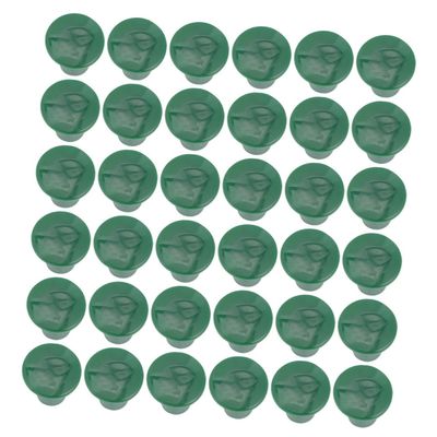 iplusmile Green PVC Protective Caps for Plant Support Stakes, Flexible