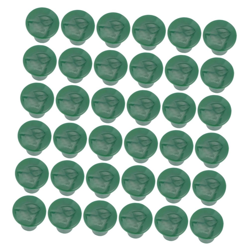 iplusmile Green PVC Protective Caps for Plant Support Stakes, Flexible