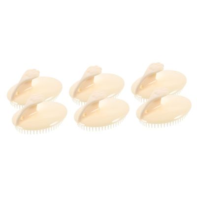 WRITWAA 3 Sets of Silicone Scalp Massage Brushes, Shampoo Brushes and Hair Washers, 6 Pieces