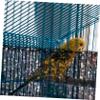 ibasenice Bird Cage Mesh Cover, Elastic and Securely Attachable to Keep Feathers off the Floor view 4