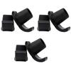 Plastic Walker Ski Gliders, Black, Lightweight view 1