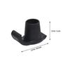 Plastic Walker Ski Gliders, Black, Lightweight view 2