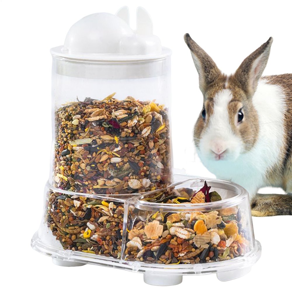 Mbiyhgta Hamster Feeder - Automatic Food Bowl for Small Pets