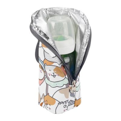 Portable Insulated Baby Bottle Bag with Strap