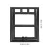 HANABASS Weather-Resistant Black Plastic Cat and Dog Door for Indoor Use view 2