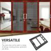 HANABASS Weather-Resistant Black Plastic Cat and Dog Door for Indoor Use view 3