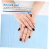 Disposable Blue Fiber Table Mats for Nail Salons view 2