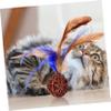 ERINGOGO 4-Piece Rattan Cat Toys with Bells, Interactive Balls for Indoor Cats view 4