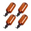 DEARMAMY 4-Pack 500 ml Brown PET Travel Pump Bottles view 1
