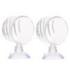 Toyvian 2-Pack Glass Tank Wall Feeder view 1