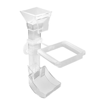 Aquarium Fish Feeder with Anti-Scatter Feeding Bowl for Betta Fish