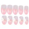 Creative Nail Stickers for Girls, 24-Piece Plastic, Pink view 1