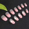 Creative Nail Stickers for Girls, 24-Piece Plastic, Pink view 4