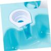 TOYANDONA Pet Double Bowl - Hanging Automatic Feeder and Waterer for Cats and Dogs - Blue view 3