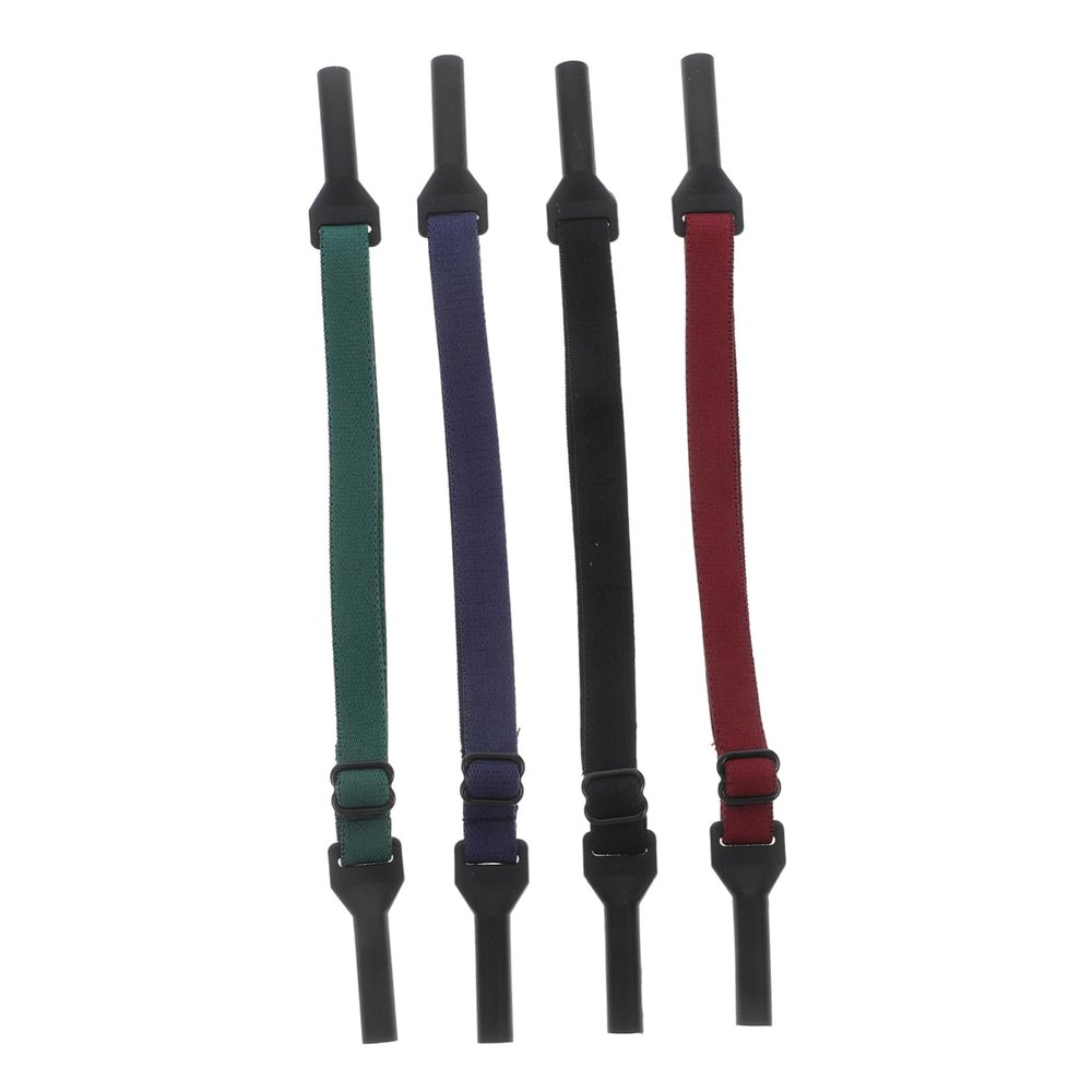 JECOMPRIS 4-Piece Adjustable Eyeglass Strap Set