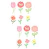 ULTECHNOVO 120-Piece Happy Mother's Day Cake Toppers, Paper Flower Decorations view 1