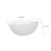 Round Transparent Plastic Wash Basin with Handle, 21 cm view 2