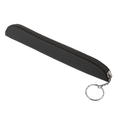 Small PU Pencil Case with Zipper, Slim and Elegant