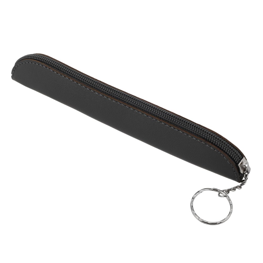 Small PU Pencil Case with Zipper, Slim and Elegant