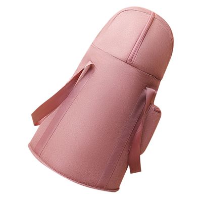 Folding Foot Bath Bucket, Fabric, Aluminum Foil and PVC, Pink