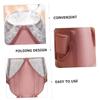Folding Foot Bath Bucket, Fabric, Aluminum Foil and PVC, Pink view 4