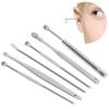 6-Piece Stainless Steel Earwax Removal Tool Set with Case view 2