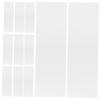 SHERCHPRY Hair Highlighting Sheets for Hairdressers, 50 Pieces, Soft PVC view 1