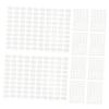 Transparent Oval Nail Adhesive Tabs, 10 Sheets, Double-Sided view 1