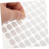 Transparent Oval Nail Adhesive Tabs, 10 Sheets, Double-Sided view 3