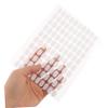 Transparent Oval Nail Adhesive Tabs, 10 Sheets, Double-Sided view 4