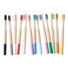 SHERCHPRY 4-Piece Bamboo Toothbrush Set for Adults, Biodegradable Travel and Home Toothbrushes view 4