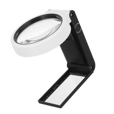 Beavorty Adjustable Folding Magnifying Lamp with Light for Jewelry, Crafts, Painting, and Electronics Repair
