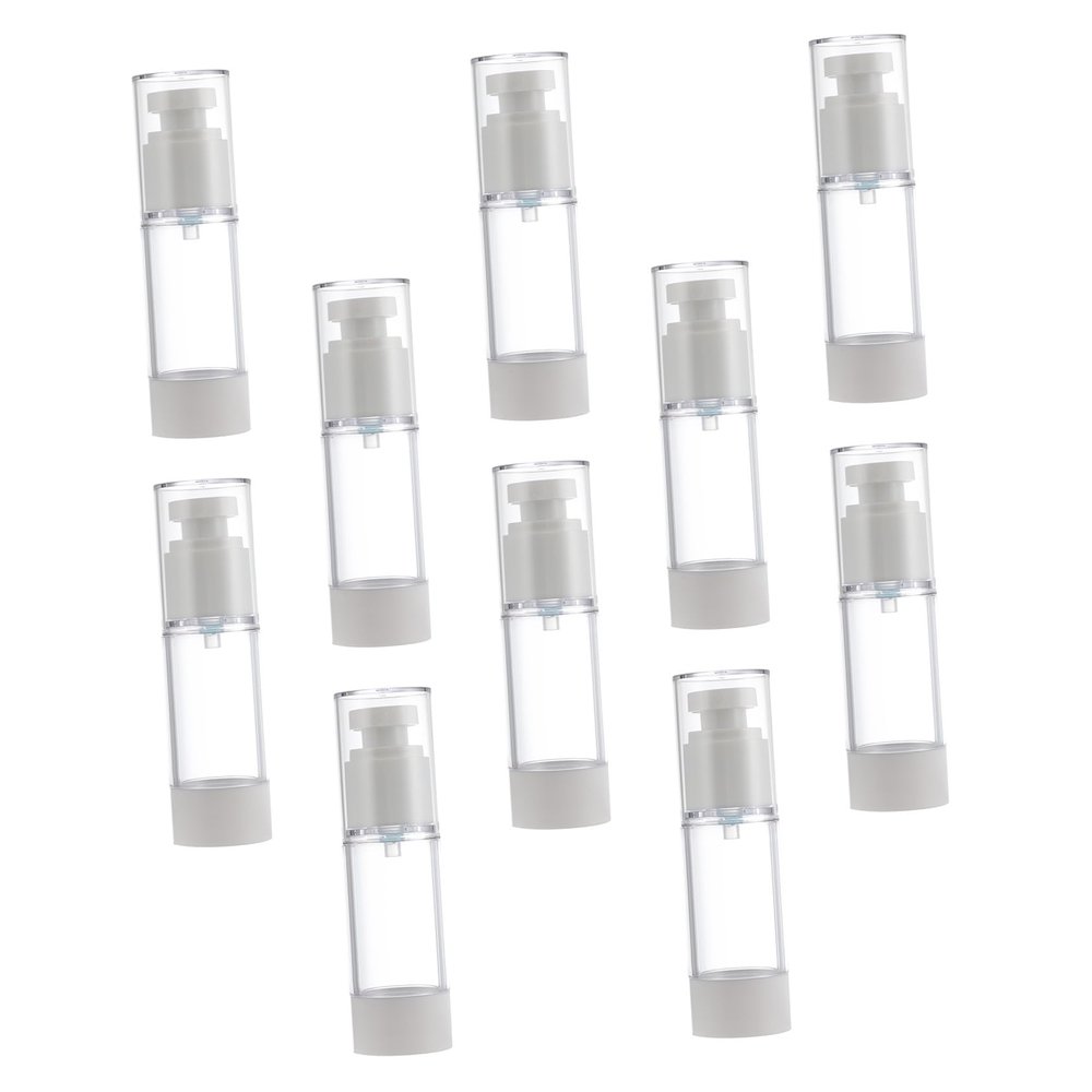 SHERCHPRY 30 mL Refillable Cosmetic Vacuum Bottle, Fine Mist, White