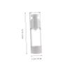 SHERCHPRY 30 mL Refillable Cosmetic Vacuum Bottle, Fine Mist, White view 2