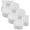 POPETPOP 100 Plastic Dispenser Bottle Caps, Leakproof and Reusable view 3